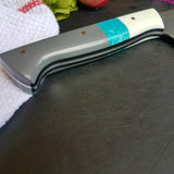 NORA # 1317 - CPM M4 8.5' Chef - Teal | Gray | White