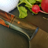 NORA # 1320 - CPM M4 8' Gyuto - Black Micarta | Copper | Kirinite