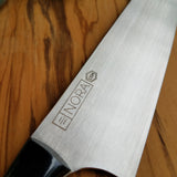 NORA # 1334 - 8.5' AEB-L Chef - Spalted Maple | Black Resin