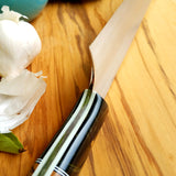 NORA # 1334 - 8.5' AEB-L Chef - Spalted Maple | Black Resin