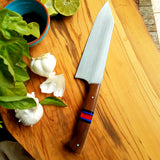 NORA # 1337 - 7.5' AEB-L Kiritsuke - Walnut | Red.Black.Blue