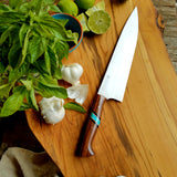 NORA # 1335 - 10' AEB-L Chef - Cocobolo | Teal
