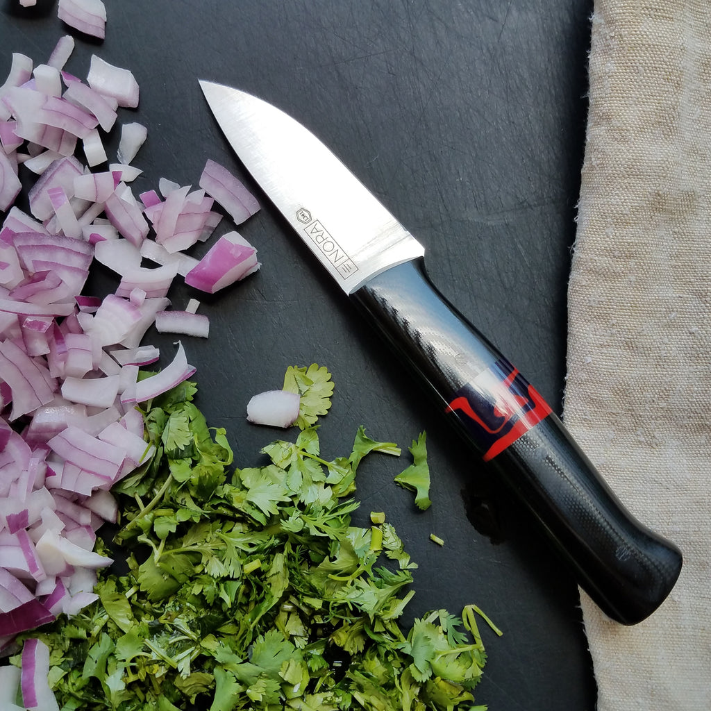 NORA #1341 - 3.5 Inch Chunky Paring - Black G10 | Resin