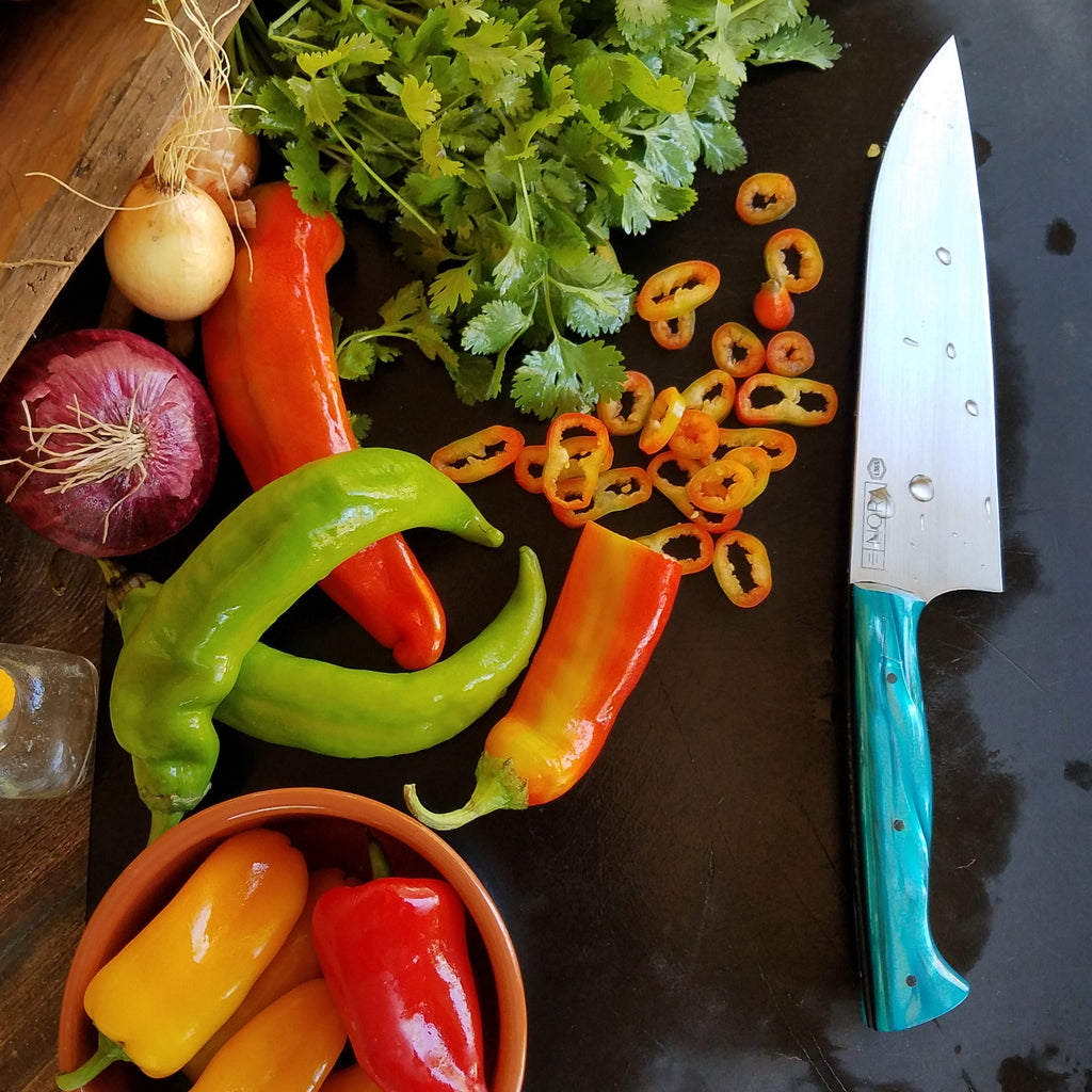Fortune Cookie NORA #1365- 7.5' AEB-L Santoku - Let them Eat Cake