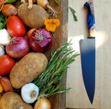 NORA #1356 - 8.5' CPM-M4 Chef - Royal Blue Shokwood