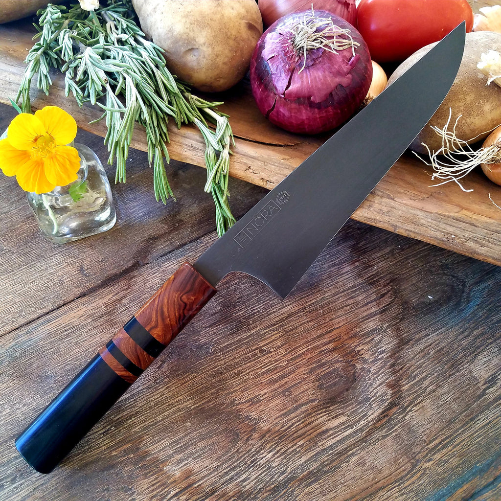 NORA #1371 - CPM-M4 WA Chef - Ironwood | Black G10
