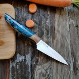 NORA #1485 - 3.5' Paring - Witte Teal Shokwood
