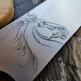 NORA #1482 - 8.5' Chef - Virginia Quilted Maple