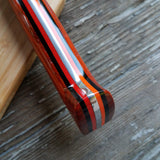 NORA #1519 - 7.5" Chef - 01 Carbon Steel - HARD USE - Padauk