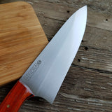 NORA #1519 - 7.5" Chef - 01 Carbon Steel - HARD USE - Padauk