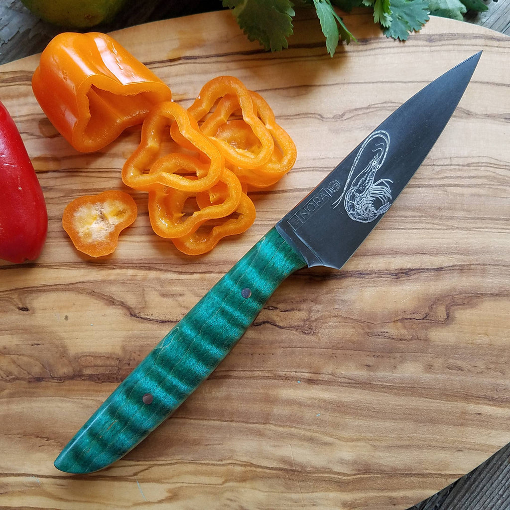 NORA #1528 - 3.5' Paring - CPM-M4 Carbon Steel - Shrimp