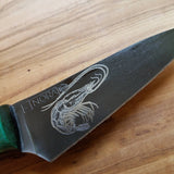 NORA #1531 - 3.5' Paring - 52100 Carbon Steel - Shrimp