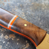 NORA #1550 - 7.5 Kiritsuke - Walnut & Stripes