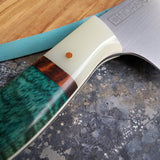 BF2019 - NORA #1602 - 9.5" Gyuto - Mango and Ghost G10