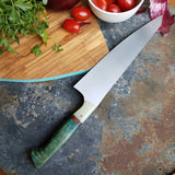 BF2019 - NORA #1602 - 9.5" Gyuto - Mango and Ghost G10