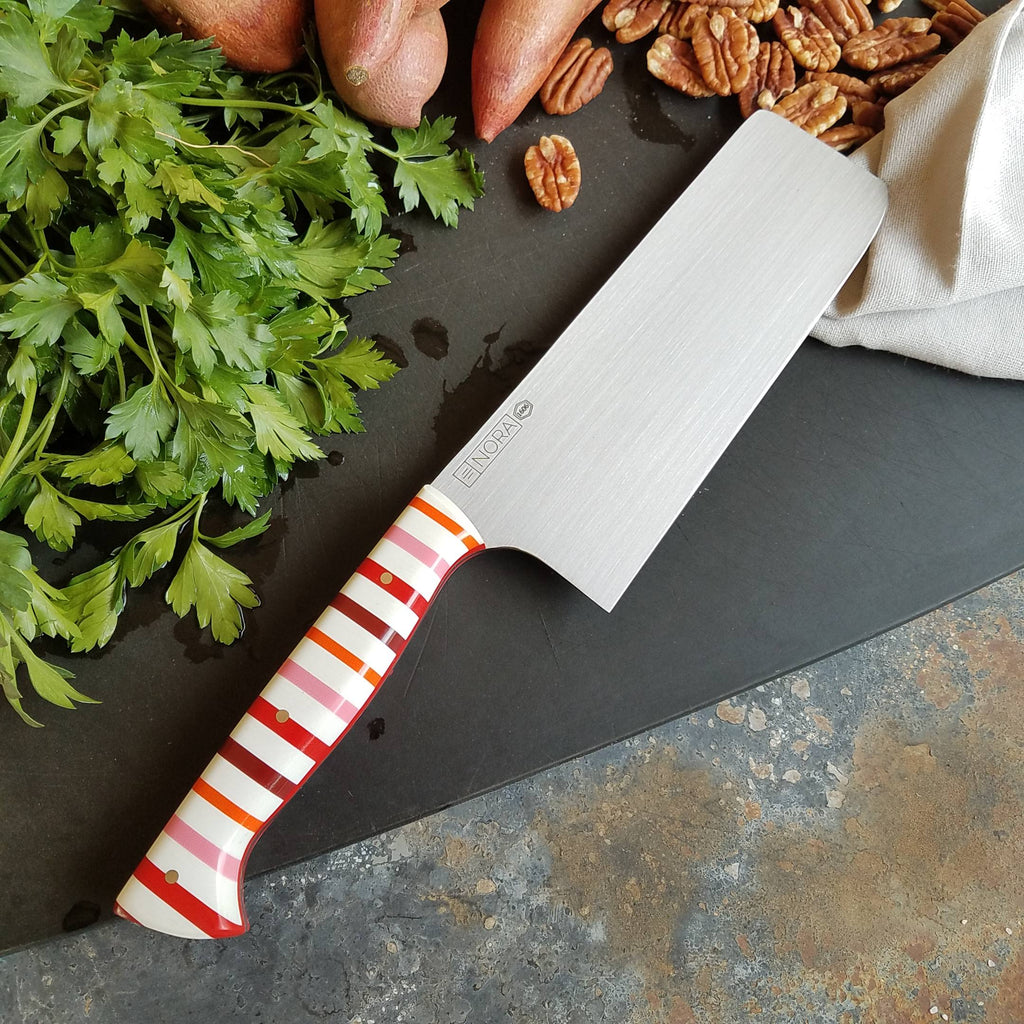 BF2019 - NORA #1606 - 6.5" Nakiri - Candy Land Nakiri