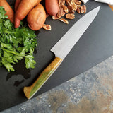 BF2019 - NORA #1611 - 8.5" Chef Knife - Dyed Redwood