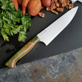 BF2019 - NORA #1611 - 8.5" Chef Knife - Dyed Redwood