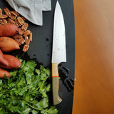 BF2019 - NORA #1614 - 8.5" Chef Knife - OD Green & Olivewood