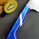 NORA #1620 - 7.5 Kiritsuke - Blue Kirinite and Stripe