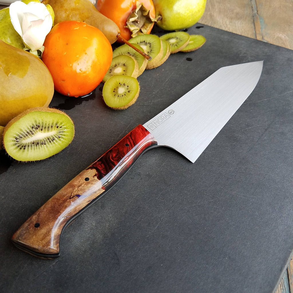 NORA #1621 - 7.5 Kiritsuke - Ruby Red Shokwood