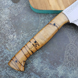 NORA #1643 - O1 Carbon Steel - 10 Inch Kiritsuke - Cherry Blossoms