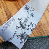 NORA #1643 - O1 Carbon Steel - 10 Inch Kiritsuke - Cherry Blossoms