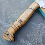 NORA #1643 - O1 Carbon Steel - 10 Inch Kiritsuke - Cherry Blossoms