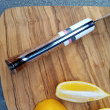 NORA #1639 -7.5 Inch Santoku - O1 Carbon Steel - Love Letter