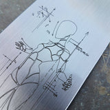 NORA #1641 - O1 Carbon Steel - 6.5 Inch Nakiri - Weird Science