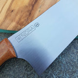 NORA #1644 - 10 Inch Chef - O1 Carbon Steel - OD Green G10 & Burlap Micarta