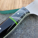 NORA #1640 - 8.5 Inch Chef - O1 Carbon Steel - Black & White