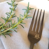 'Lapland Forest' Flatware - Stainless Steel Black PVD Flatware