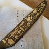'Lapland Forest' Flatware - Stainless Steel Black PVD Flatware