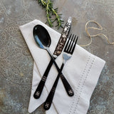 'Lapland Forest' Flatware - Stainless Steel Black PVD Flatware