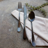 Custom Family Name Flatware - Stainless Steel Black PVD Flatware
