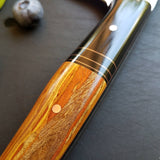 NORA #1676 - 6.5 Inch Nakiri - AEB-L Stainless Steel - Finis Coronat Opus (the end crowns the work)