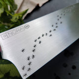 NORA #1669 -7.5 Inch Santoku - AEB-L Stainless Steel - Watermelon Sugar