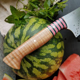 NORA #1669 -7.5 Inch Santoku - AEB-L Stainless Steel - Watermelon Sugar