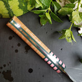 NORA #1669 -7.5 Inch Santoku - AEB-L Stainless Steel - Watermelon Sugar