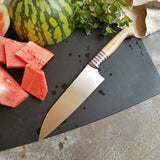 NORA #1669 -7.5 Inch Santoku - AEB-L Stainless Steel - Watermelon Sugar