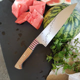 NORA #1669 -7.5 Inch Santoku - AEB-L Stainless Steel - Watermelon Sugar