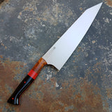 NORA #1689 - 10" AEB-L Kiritsuke - Red | Black | Ironwood