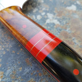 NORA #1689 - 10" AEB-L Kiritsuke - Red | Black | Ironwood