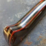 NORA #1689 - 10" AEB-L Kiritsuke - Red | Black | Ironwood