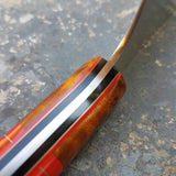 NORA #1689 - 10" AEB-L Kiritsuke - Red | Black | Ironwood