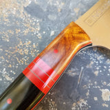 NORA #1689 - 10" AEB-L Kiritsuke - Red | Black | Ironwood