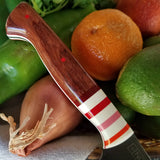 NORA #1696 - CPM-M4 Chef - Bubinga & Candy Colored Stripes
