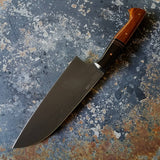 2021 - NORA #1695 - CPM-M4 Compact Santoku Arizona Ironwood | Black G 10 | Copper