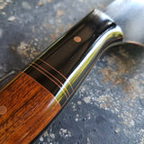 2021 - NORA #1695 - CPM-M4 Compact Santoku Arizona Ironwood | Black G 10 | Copper